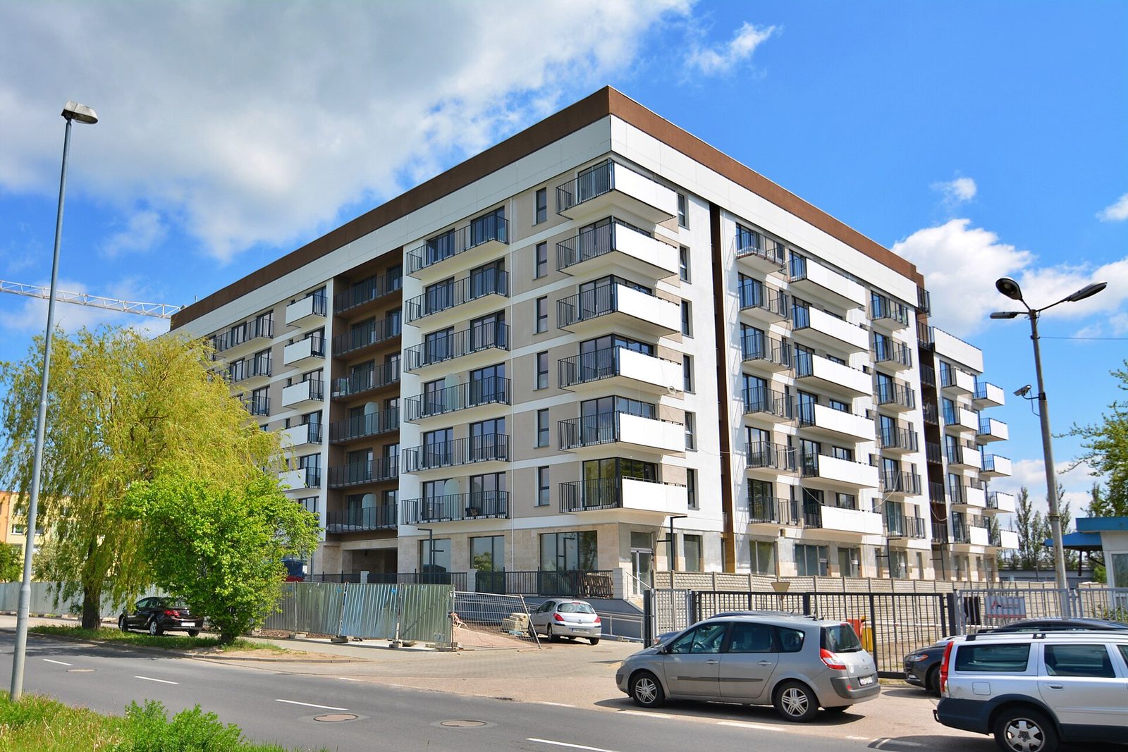 Osiedle Reda City w Szczecinie – budynek widziany od strony skrzyżowania