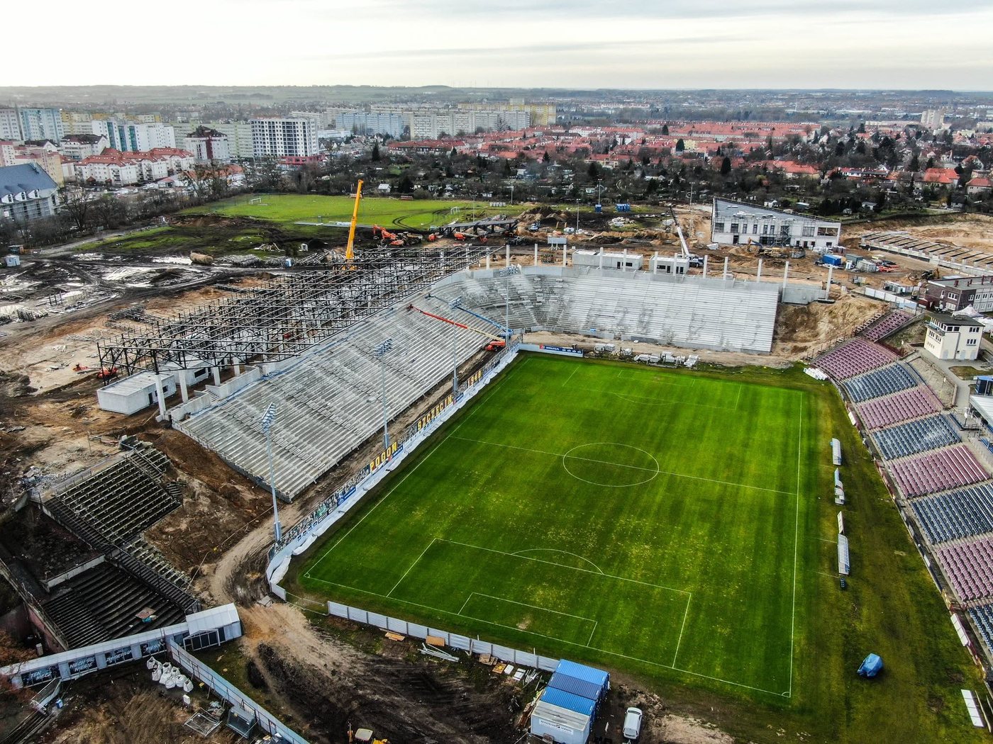 Stadion Miejski w Szczecinie – Szczecin · budowa · obiekt sportowy